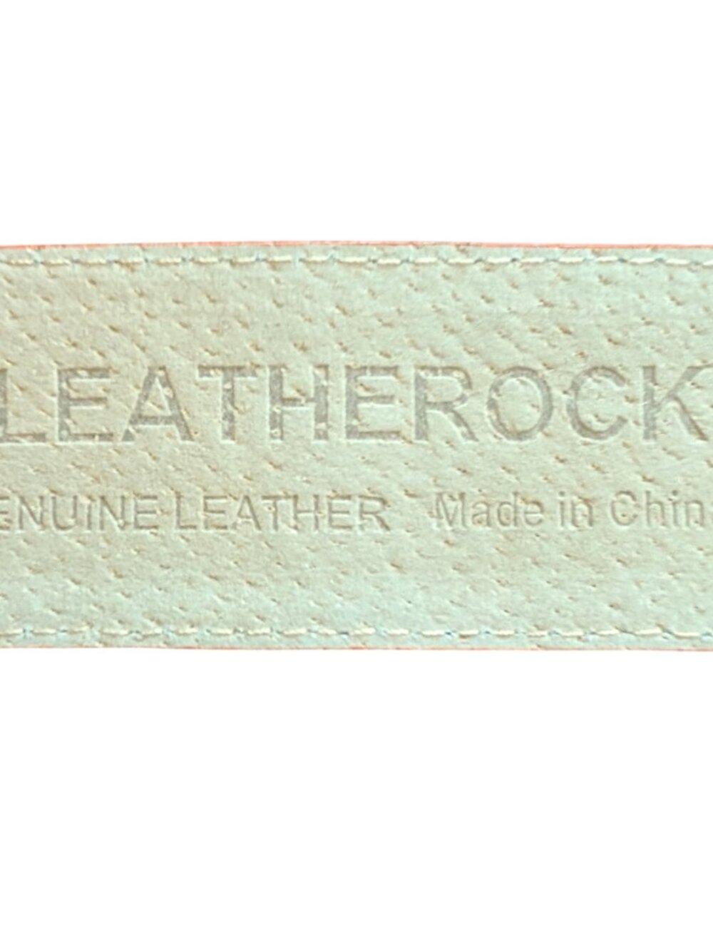 Leatherock Womens Sz 30 Bright Orange Genuine Leather 1.5" Wide Minimalist Belt - Picture 8 of 8